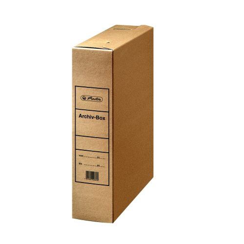 Archivační box A4, 230 x 80 x 320 mm, hnědý karton