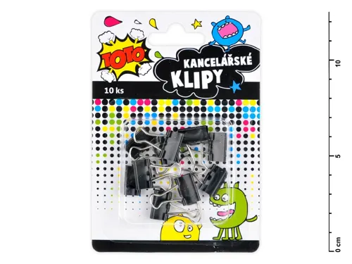 Kancelářské klipy 834606 10ks/15mm