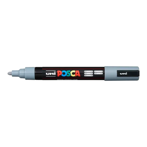 Dekorační popisovač Posca PC-5M, 1,8 - 2,5 mm, šedá (37)