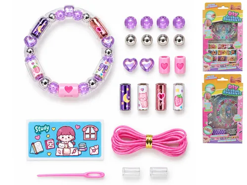 Sada na výrobu náramků DIY Sticker Bracelets - mix motivů