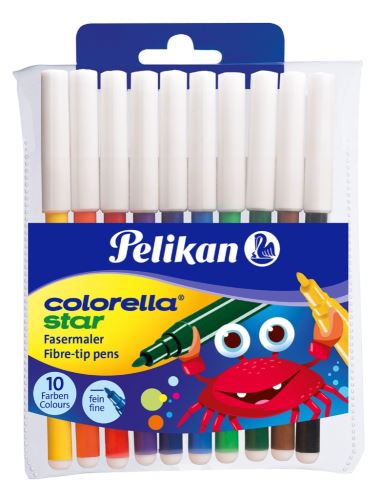 Fixy Pelikan Corolella Star 10 barev