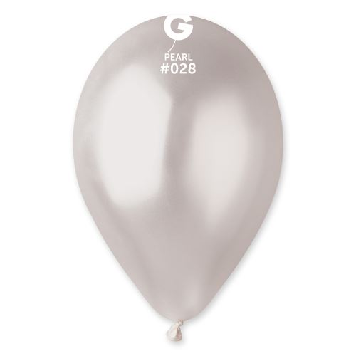 Balónky nafukovací průměr 26cm - metalická perleťová, 100 ks