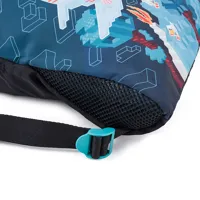Školní batohový set 5-dílný Bagmaster Lumi 24 E Kostičkový svět + gumovací pero Pilot Frixion (19)