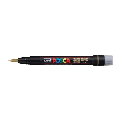 Dekorační popisovač Posca  PCF-350, 8 mm, zlatá (25)
