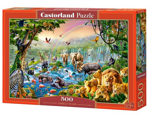 Puzzle Castorland 500 dílků - Jungle s vodou