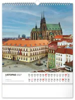 Nástěnný kalendář 2027 Notique Česká republika, 30 x 34 cm (11)