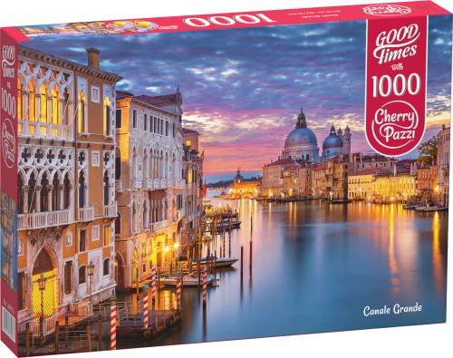 Puzzle Cherry Pazzi 1000 dílků - Velký kanál v Benátkách (Canale Grande)