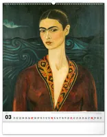 Nástěnný kalendář 2027 Notique Frida Kahlo, 48 x 56 cm (3)