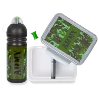Set Zdravá lahev 700 ml a Zdravá sváča – Army