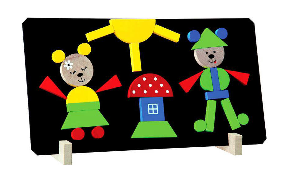 Levně Puzzle magnetické - Medvědi