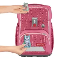Školní aktovka Step by Step BASIS Pink Bubbles – 4dílný set (10)