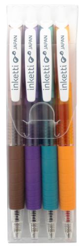 Sada gelových rollerů Penac Inketti BA3601EF-3WP4 - 4 tmavé barvy