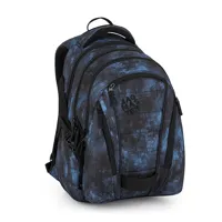 Studentský batohový set 2-dílný Bagmaster Bag 25 B černo-modrý (1)