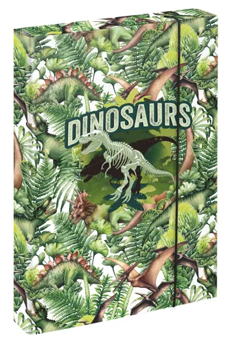 Box na školní sešity A4 Jumbo BAAGL - Dinosaurus