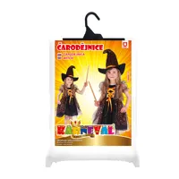 Dětský kostým Čarodějnice/Halloween hvězdička, vel. S (1)