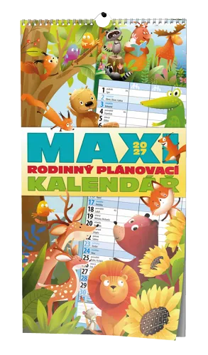 Nástěnný kalendář 2027 Baloušek Maxi rodinný