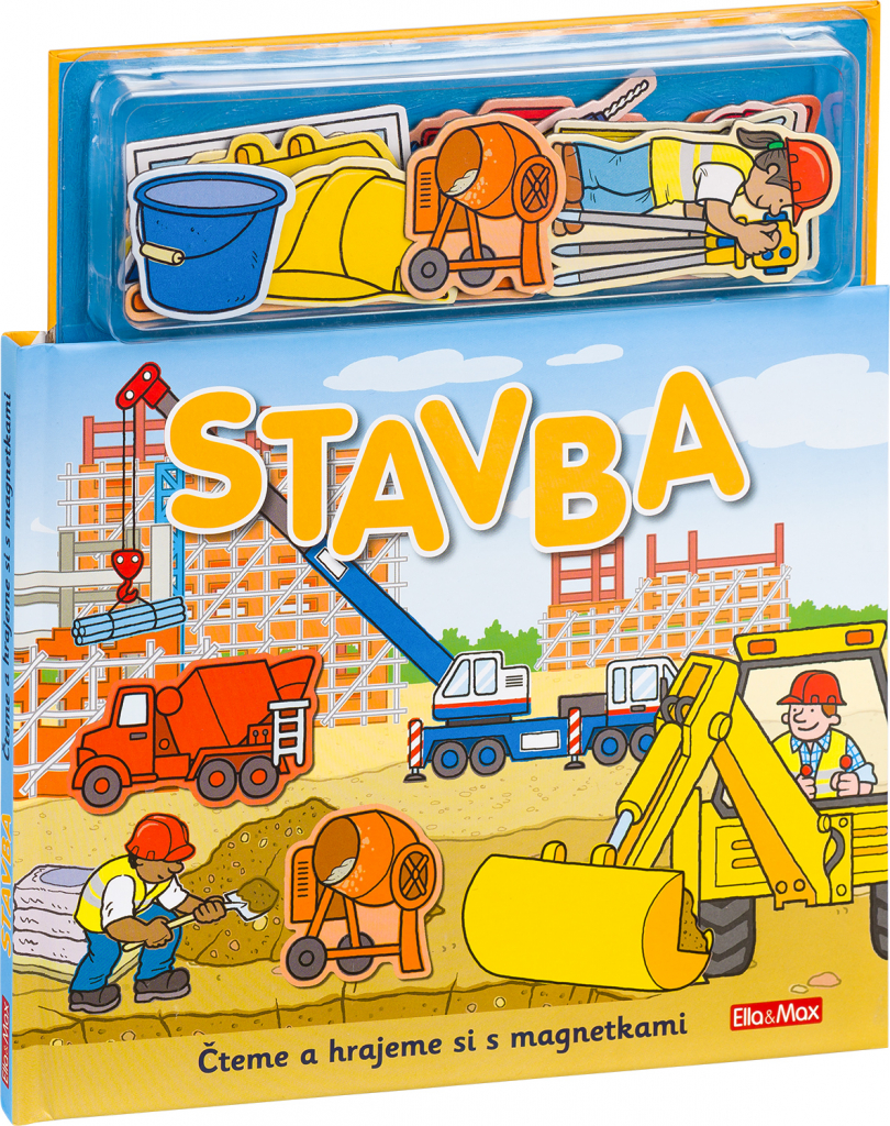 Levně STAVBA - Knížka s magnetkami