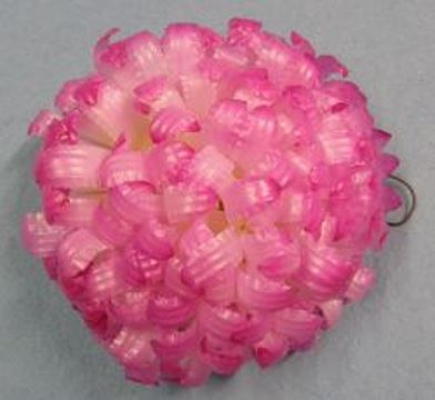 Chryzantéma růžová voskovaná 12cm