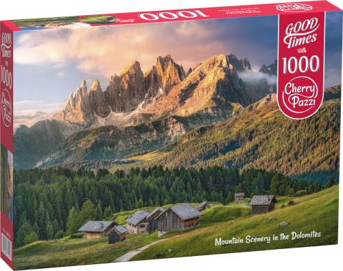 Puzzle Cherry Pazzi 1000 dílků - Dolomity (Mountain Scenery in the Dolomites)