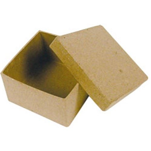 Kartonová mini čtvercová krabička 4,5x3x4,5cm