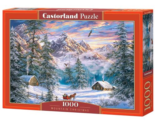 Puzzle Castorland 1000 dílků - Vánoční hory