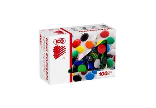 Připínáčky, ICO 224 - barevné ploché