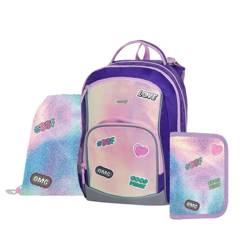 Školní batohovýset 3-dílný OXY GO Fashion