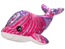 Plyšový delfín třpytivý 30 cm