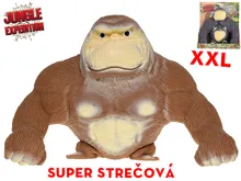 Jungle Expedition gorila strečová XXL 22 cm, 2 kg - mix barev
