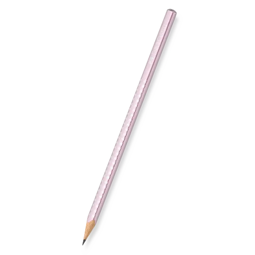 Grafitová tužka Faber-Castell Sparkle - perleťová světle růžová, tvrdost B