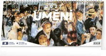 Stolní kalendář 2027 Notique Umění, 33×14,5 cm