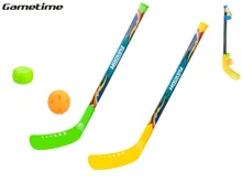 Hokejky Gametime 69 cm, 2 ks s míčkem a pukem