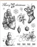 Gelová razítka - Vánoce Merry Christmas (1)