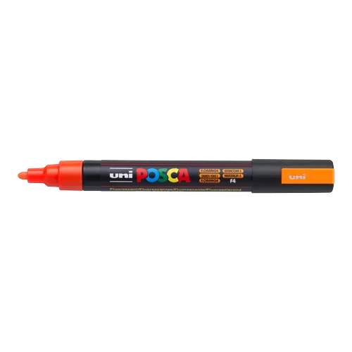 Dekorační popisovač Posca PC-5M, fluo oranžová (F4), 1,8-2,5 mm