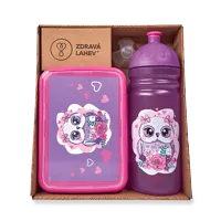 Set Zdravá lahev 700 ml a Zdravá sváča – Sovička