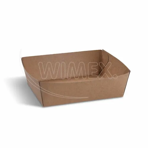 Papírová miska (FSC Mix) nepromastitelná kraft 135 x 110 x 45 mm 500 ml, 100 ks