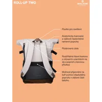 Volnočasový batoh Walker Roll-up Two Popcorn/Alge (4)