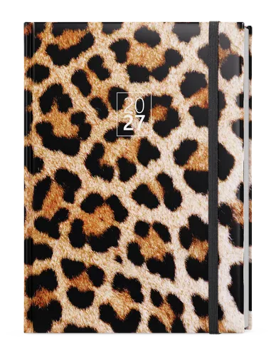 Týdenní diář 2027 Baloušek Oskar Lamino A5 Leopard
