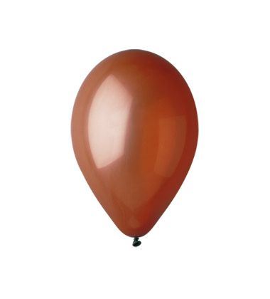 Balónky nafukovací průměr 26cm – barva hnědá, 100 ks
