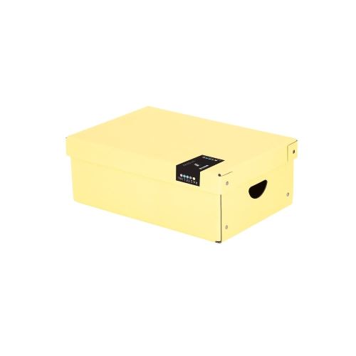 Krabice lamino malá - PASTELINI žlutá