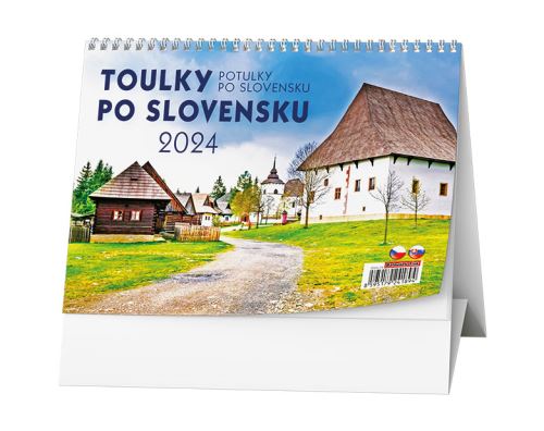 Stolní kalendář 2024 Baloušek - Toulky po Slovensku