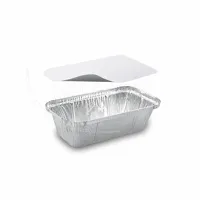 Miska (ALU) hranatá 200 x 112 x 54 mm 720 ml + víčko, 5 sad