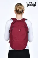 Volnočasový batoh Baagl Dash Burgundy (11)