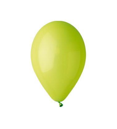Balónky nafukovací průměr 26cm – pastelová světle zelená, 10 ks