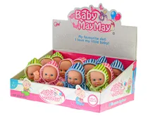 Miminko s tvrdým tělem 20 cm v županu - mix barev (2)