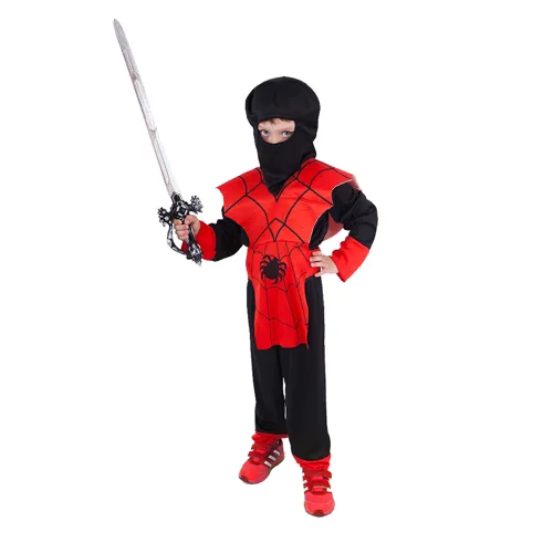 Dětský kostým Ninja červený, vel. M