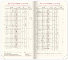 Týdenní diář 2027 Notique kapesní Prestigio hnědý (4)