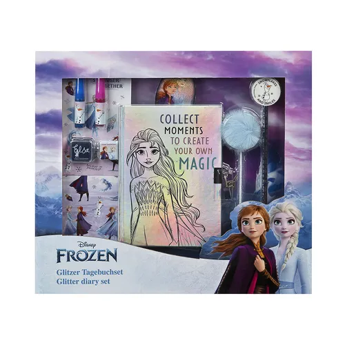 Set diářů s glitry Karton P+P - Frozen