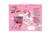 Art box kreativní sada, 160 ks v plastovém kufříku - jednorožec (5)
