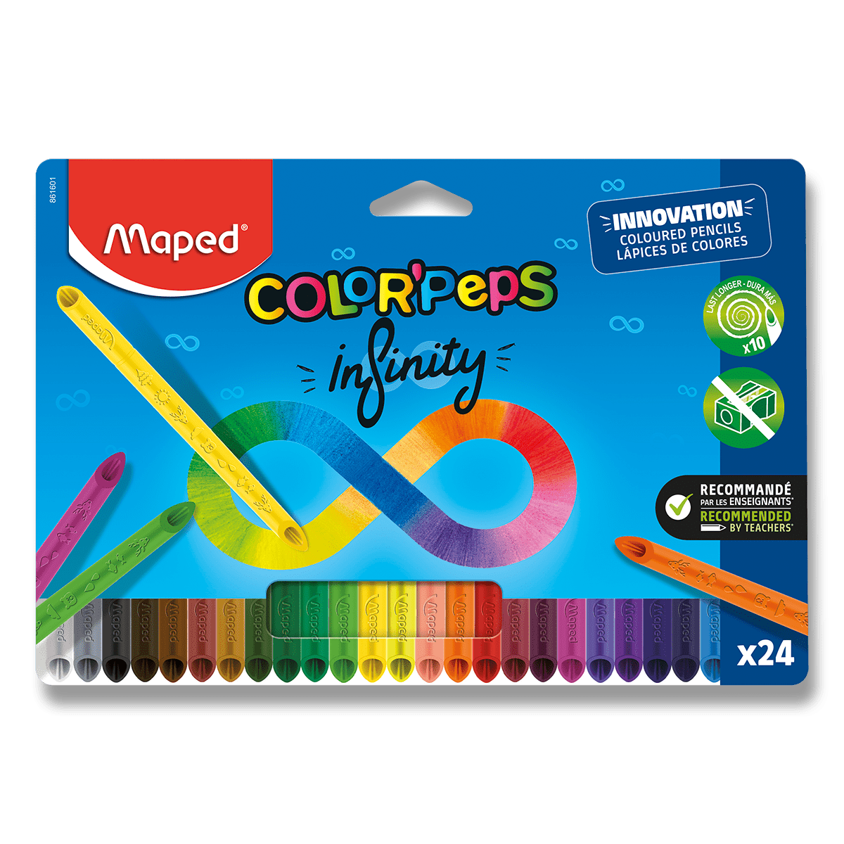 Levně Pastelky Maped Color'Peps Infinity - 24 barev